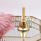 Рождественский ручной Колокольчик с деревянной ручкой Рождественский новогодний Санта Клаус вечерние погремушки