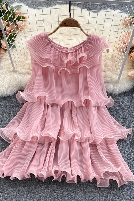 

2021 new heavy industry pleated three-dimensional ruffled slim fit all-match chiffon shirt European and American blouse women