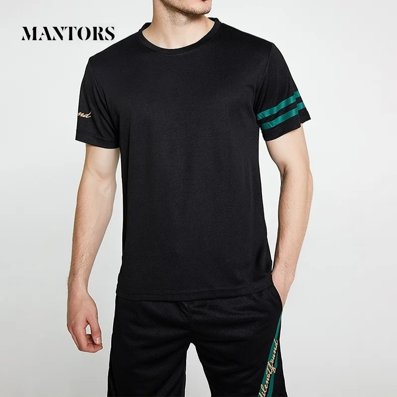 Новые мужские шорты набор 2020 летний Повседневный однотонный спортивный костюм