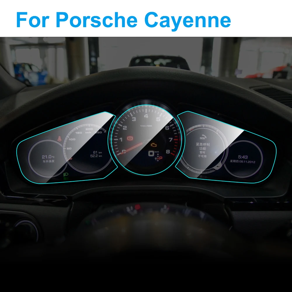 Защитная пленка для экрана автомобильной приборной панели Porsche Cayenne мембрана
