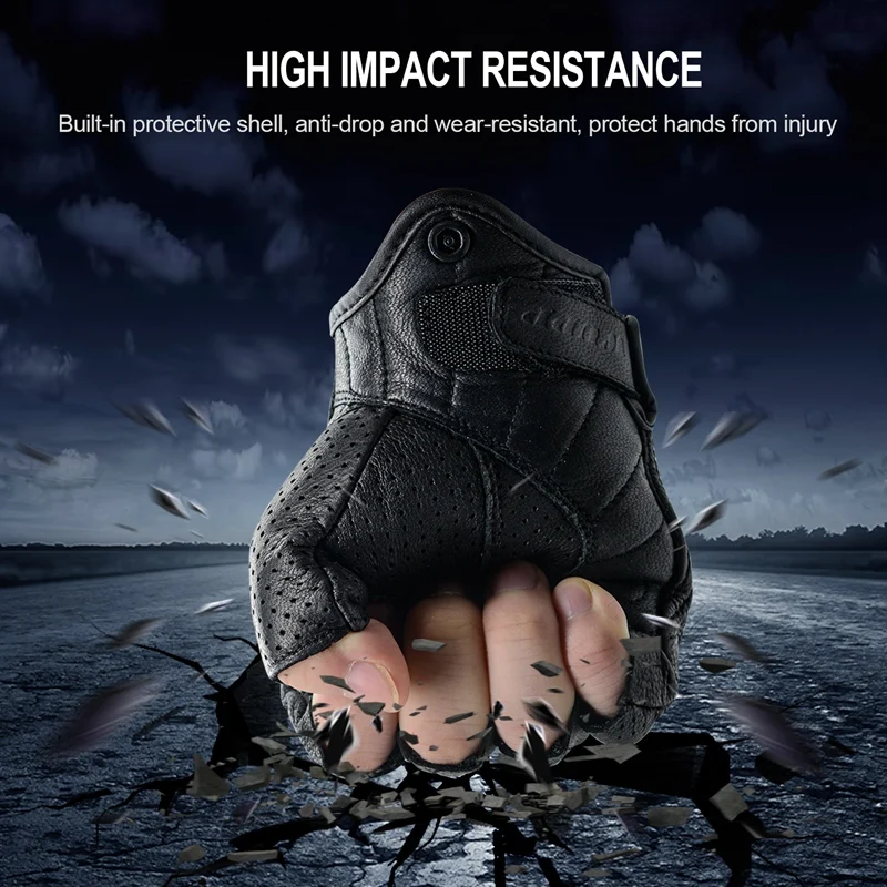 1 пара велосипедные перчатки без пальцев из овечьей кожи для мотокросса езды альпинизма фитнеса