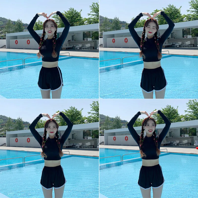 Купальник женский с длинным рукавом