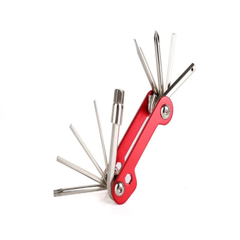 Велосипедный ремонтный инструмент многофункциональный складной мини шестигранный ключ отвертка цепной резак MTB велосипед стальной портативный инструмент для велоспорта R0191.