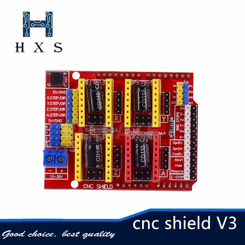Cnc щит v3 гравировальный станок/3D принтер/A4988 контроллер Плата расширения B74 Новый |