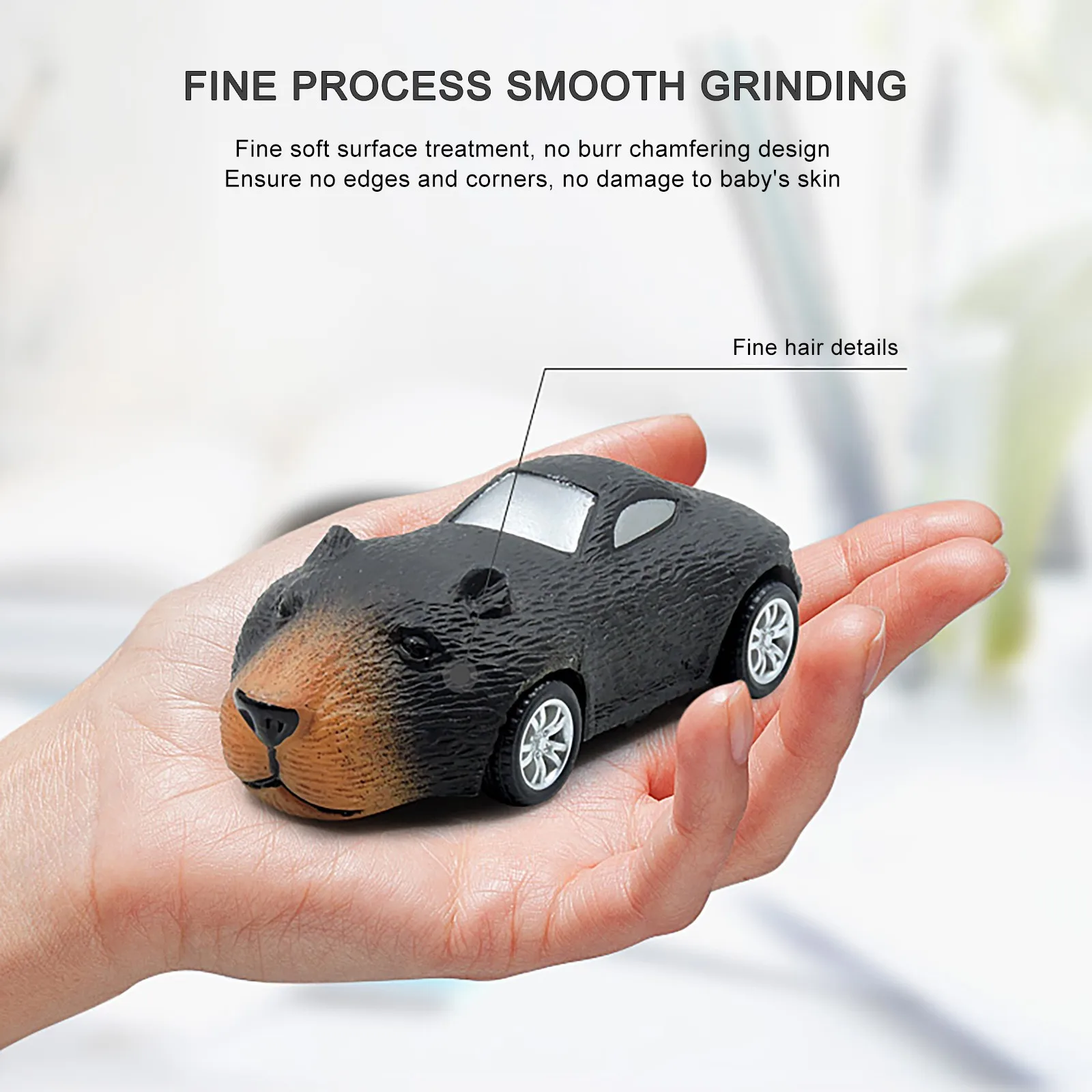 

Kids Toys Simulation Animal Car Vehicles Fall-resistant inertial Mini Pull Back Car Boys Girls Car Model Toy Gift Educational