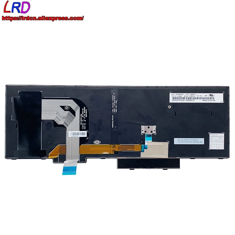 

95% New Original US English Backlit Keyboard for Lenovo Thinkpad T570 P51S T580 P52S Laptop