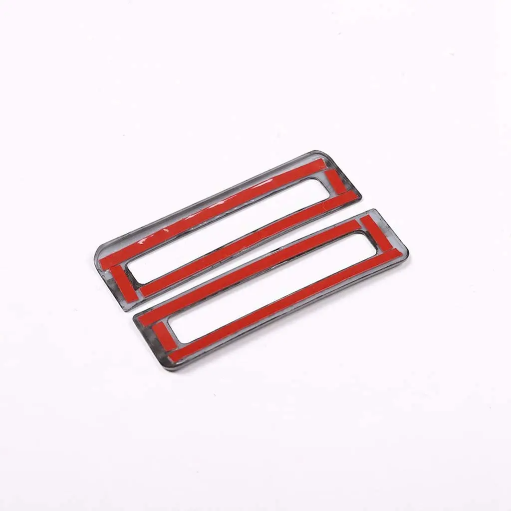 

ABS Chrome Plastic A Pillar Air Outlet Cover Trim Carbon Fiber Style For Jaguar Jag XE XF XFL 2016-2018