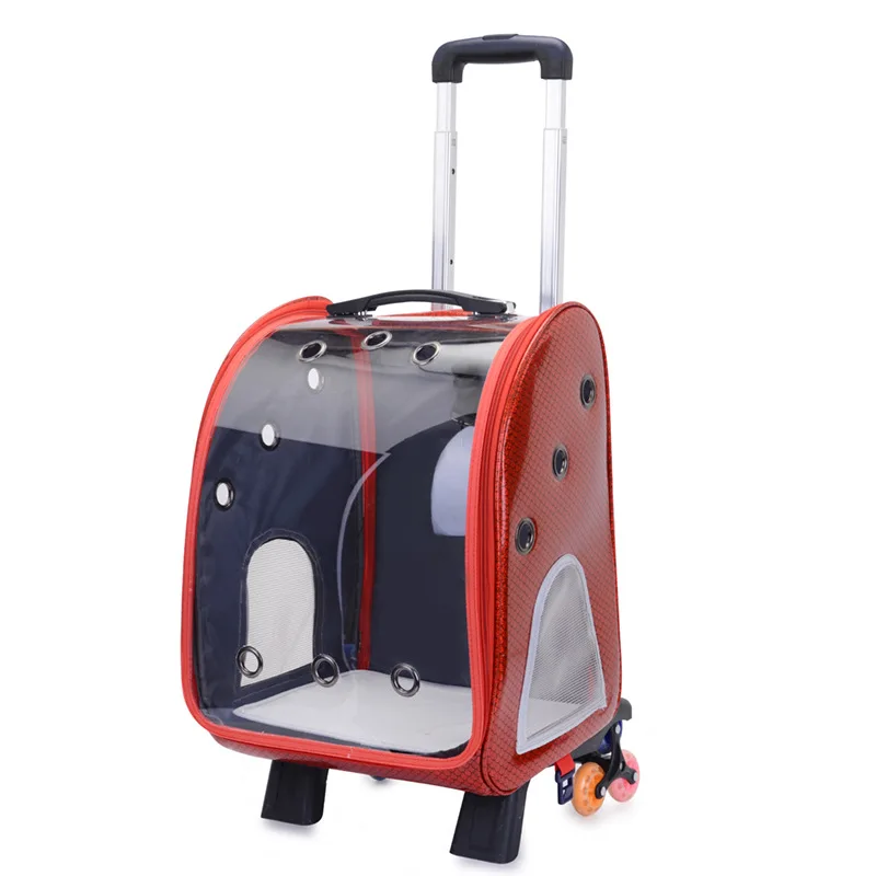 Рюкзак для домашних животных прозрачная сумка на два плеча Воздухопроницаемый