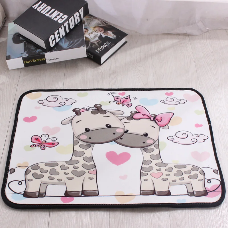 Cartoon Coffee Table Carpets Water Absorption Rug Set Mattress for Bathroom mat Bath Mats Floor Toilet Carpet | Дом и сад