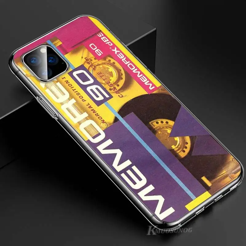 Style 08 Прозрачный ТПУ чехол Классическая старая кассета для iPhone 11 11Pro XS MAX XR X 8 7 6S 6 Plus 5S чехол для телефона - Цвет: Style 08