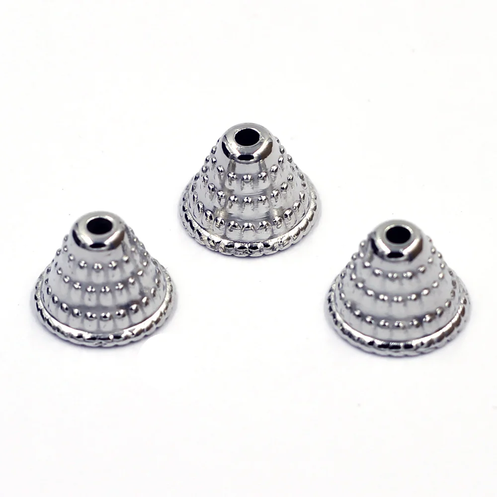 100 шт. шапочки с кисточками из CCB пластика концевые бусинами s разъем рукоделие