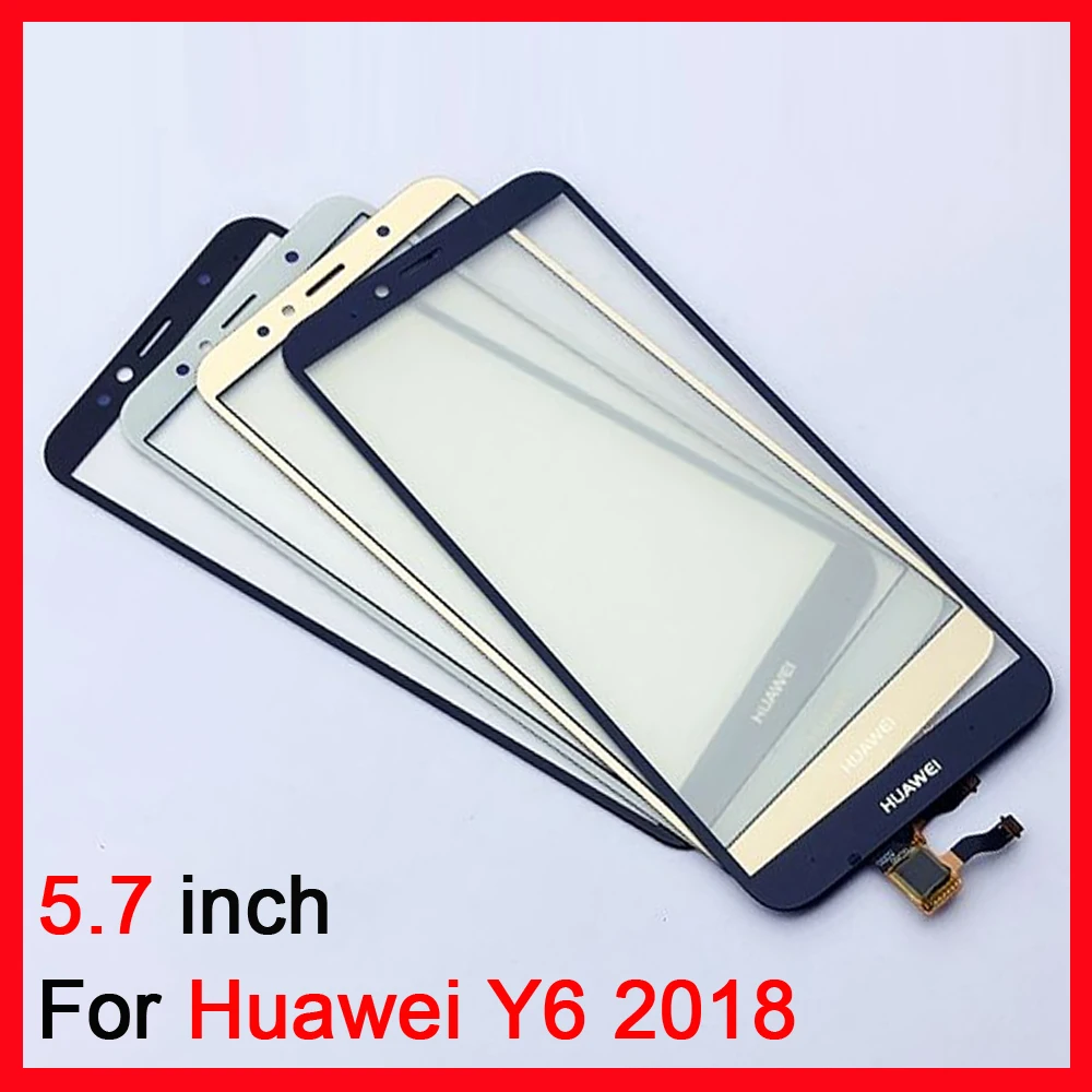 5 7 дюймов для Huawei Y6 2018 / Prime сенсорный экран дигитайзер Панель переднее стекло