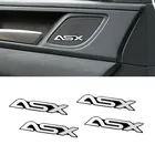 4 шт., автомобильные наклейки-эмблемы для Mitsubishi ASX Lancer 10 Outlander