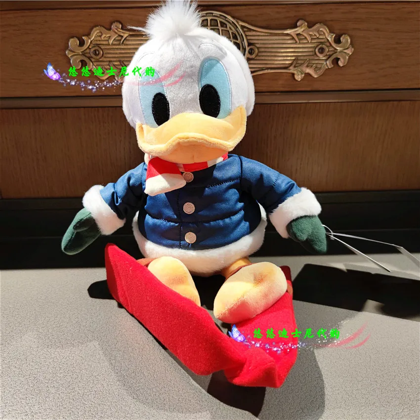 Оригинальные Плюшевые куклы Disney Christmas 2021 Микки Минни Дональд Дак Гро