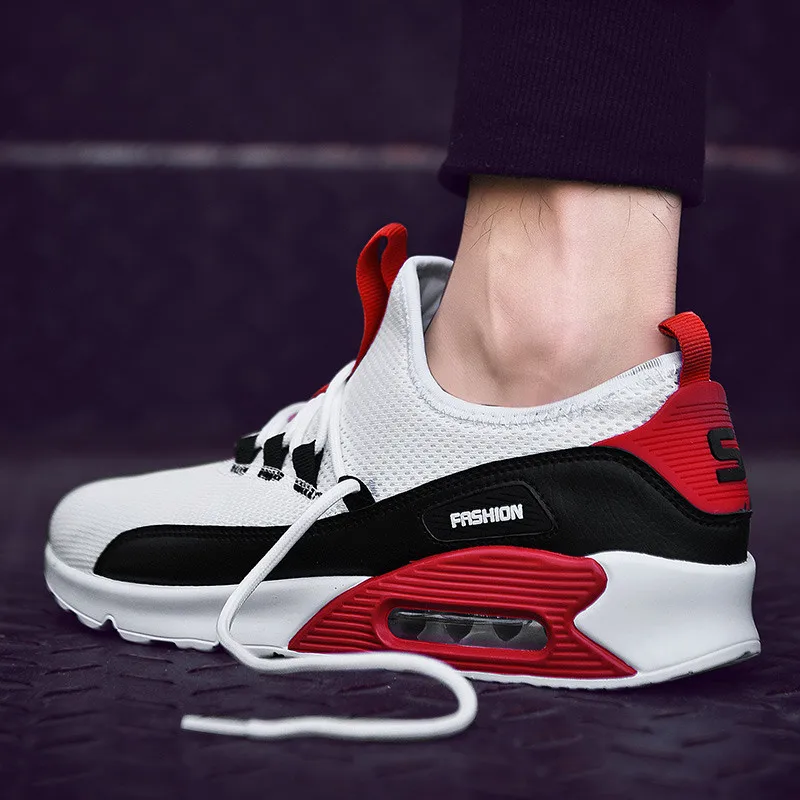 Новые кроссовки из сетчатого материала для мужчин и женщин 2020 летние бега