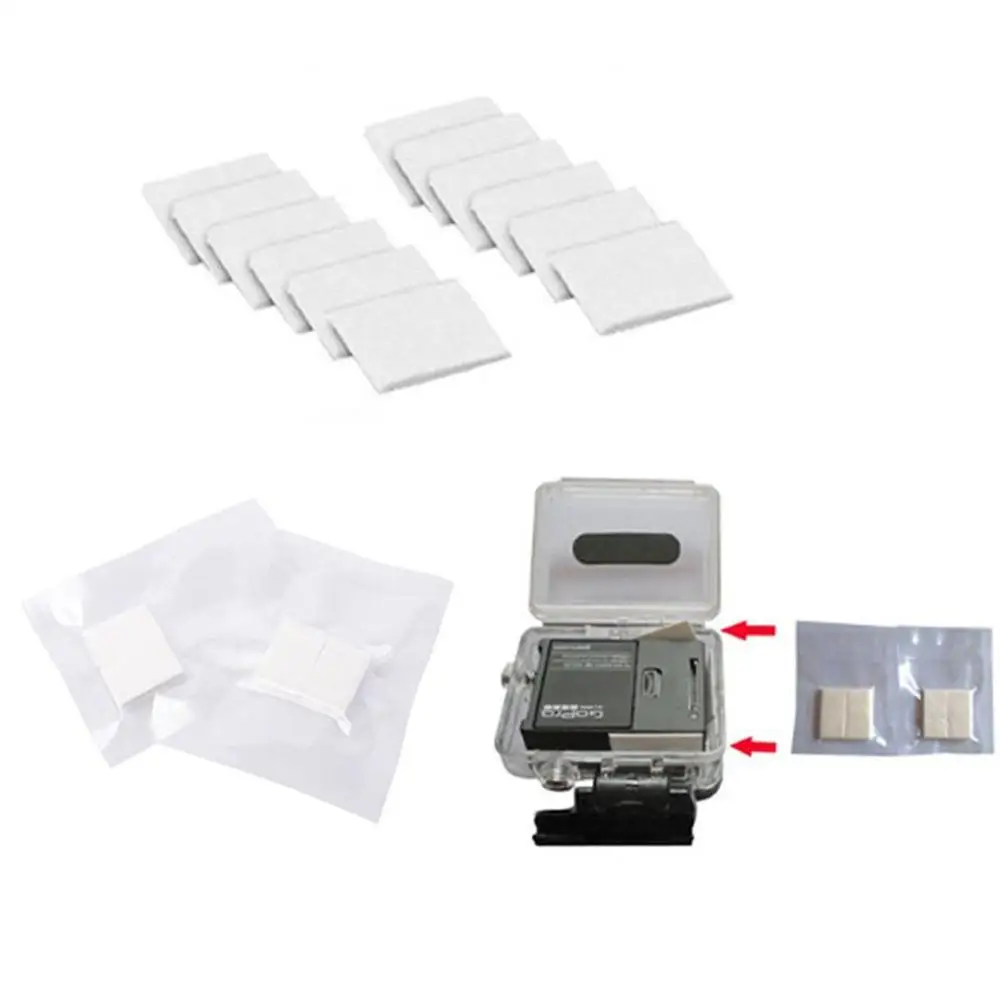 12 шт. противотуманные вставки для GoPro Hero 8 7 5 6 Black Xiaomi Yi 4K Sjcam Eken H9 водонепроницаемый
