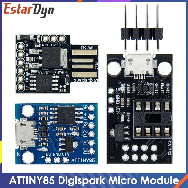 Плата микроразработки TINY85 Digispark Kickstarter ATTINY85, модуль для Arduino IIC I2C USB