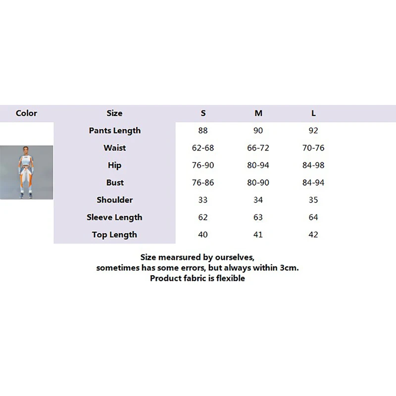

Women's Printed Slim Thin Sports Fitness Suit Patchwork Long Sleeve Crop Top T-Shirt Jogging Suit Yoga Training Sweatpants Set