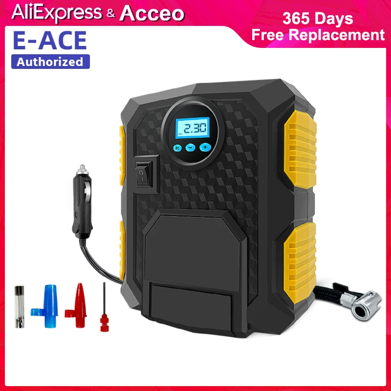 ACCEO цифровая автомобильная шина надувной насос портативный компрессор авто для