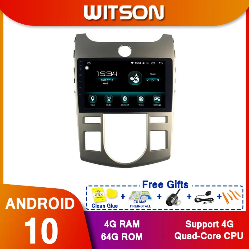 WITSON 9 &quotFULL HD сенсорный экран Android 10 0 Восьмиядерный Автомобильный GPS