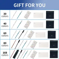 Маркеры художественные двусторонние на спиртовой основе, 30/40/60/168 цветов от 262 руб#5