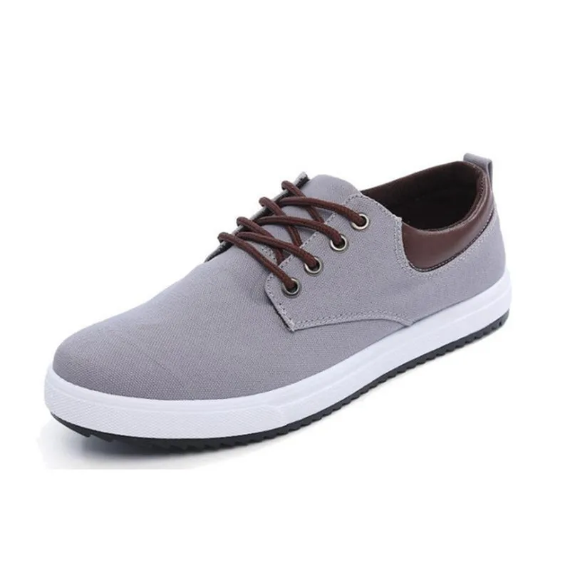 

Мужские парусиновые туфли, на шнуровке, весенне-летние, удобные, повседневные, на плоской подошве
