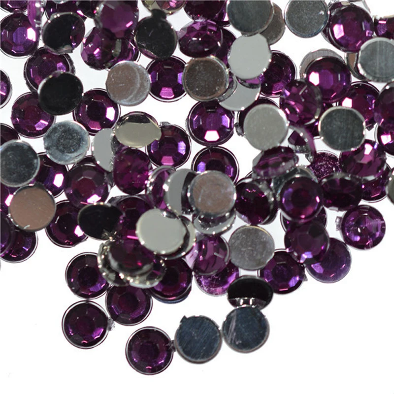 2000 шт. 3 мм круглые бриджи с кабошоном бусины плоским основанием для украшения