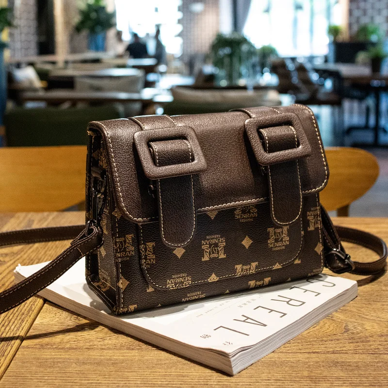 

New Female Bag De Luxe Femme Shoulder Bags For Women 2021 Hit Travel Lady Vintage Prints Trend Belt Cross Body Cups Crossbody