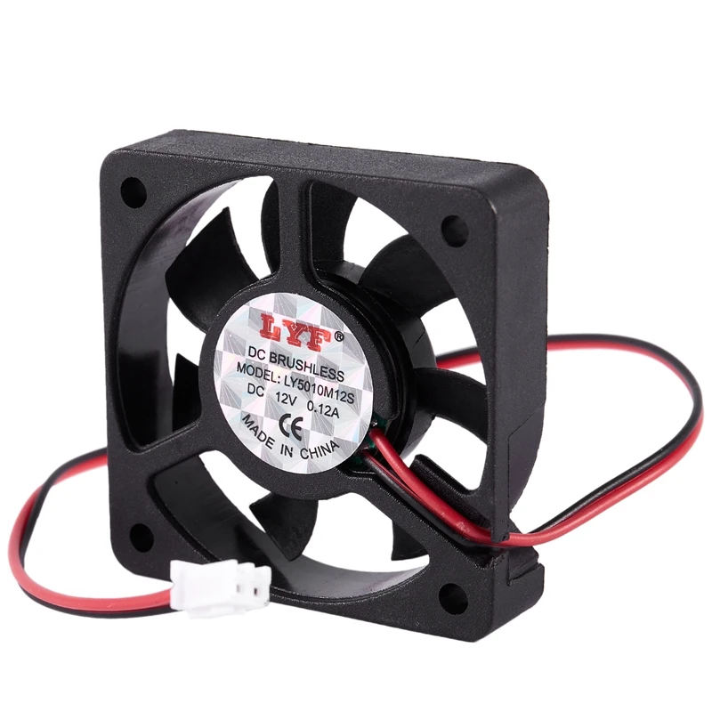 50 мм 12V 2Pin 4000 об/мин втулка подшипника PC чехол Процессор кулер вентилятор