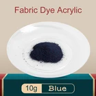 10g синей ткани красящий пигмент акриловая краска на основе красителя краситель синий Цвет для хлопок нейлоновая шелковая одежда краситель