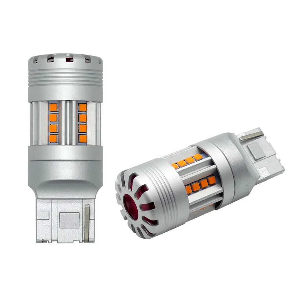 

VANSSI 2800lm Extremly Bright Canbus No Hyper Flash LED T20 7440 WY21W Bau15s PY21W Error Free Amber Yellow Turn Signal Lights