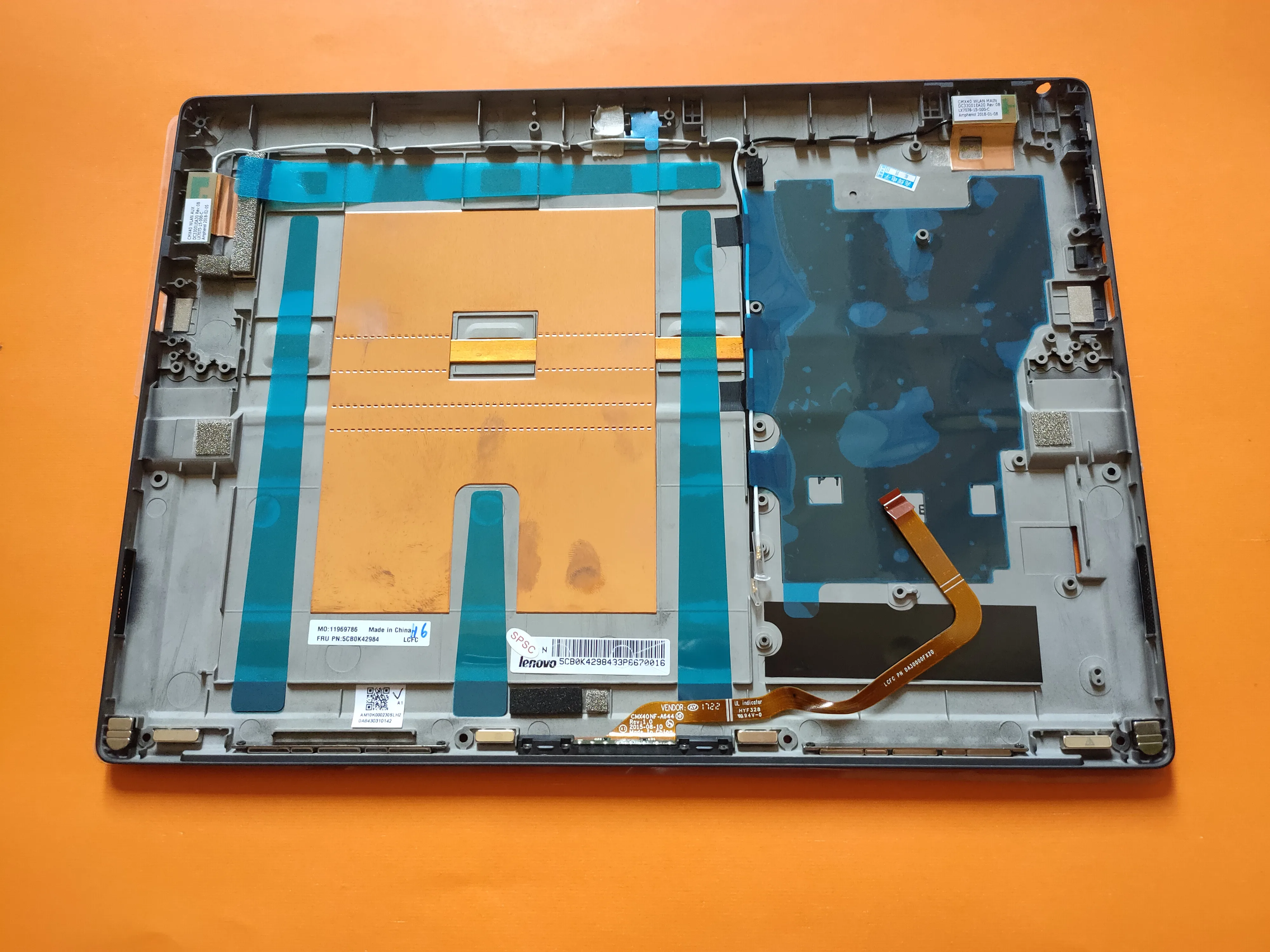 new for lenovo ideapad MIIX 510-12ISK bottom cover D case black 5CB0K42984 |