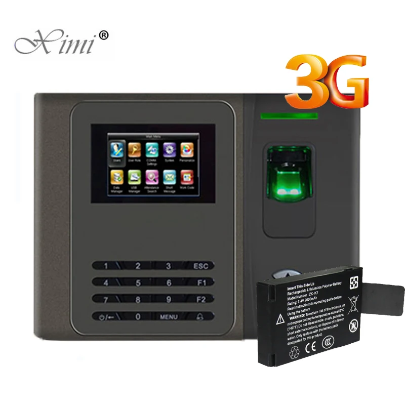 

XM210 Biometric Fingerprint Access Control System With 3G TCP/IP Webserver Fingerprint Time Attendance With Backup Battery