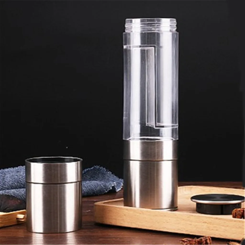 2020 новая ручная мельница для перца двойного назначения с двойной головкой из