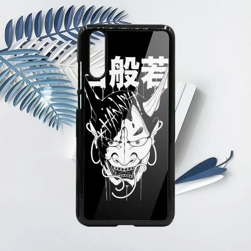 

Japanese samurai oni mask Phone Cases PC For Samsung galaxy S note 8 9 20 10 e lite2019 plus pro ultra