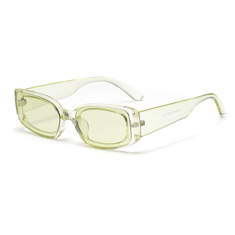 

Retro Narrow Rectangle Sunglasses Women Brand Design Vintage Pink Green Sun Glasses Clear Girl Glasses Sunglasses for Children