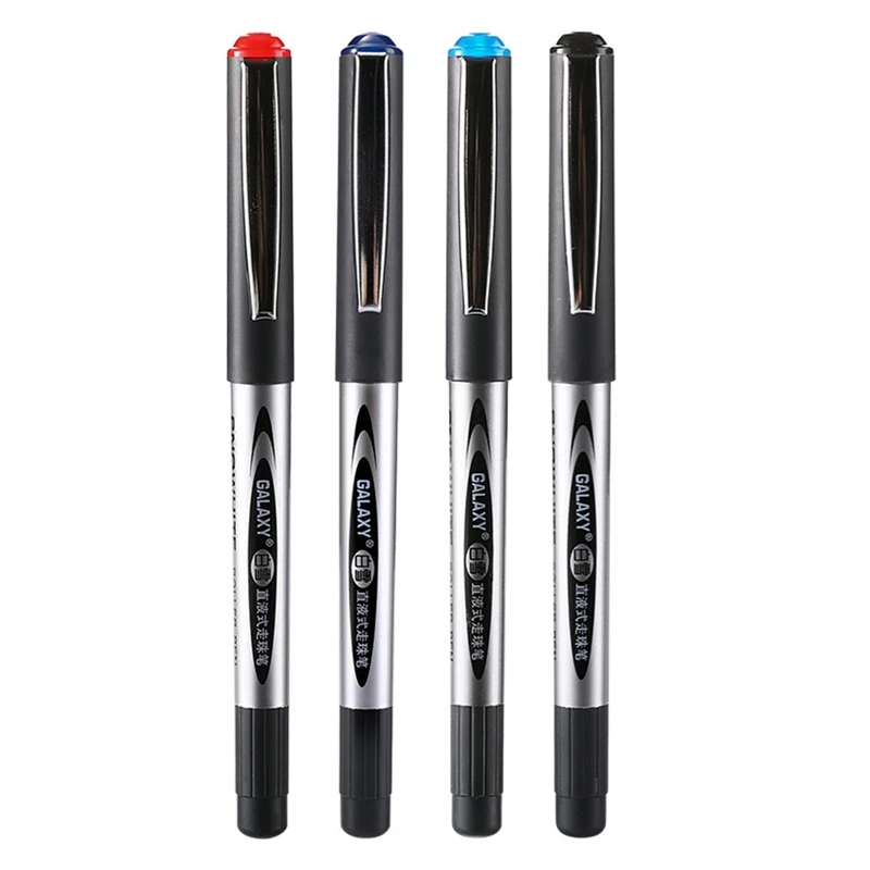 

1pc Bullet Point 0.5mm Gel Pen And Signature Pen Length 13.8cm 0.5mm Writing Gel Pens Stationery For School Office 4 Colors