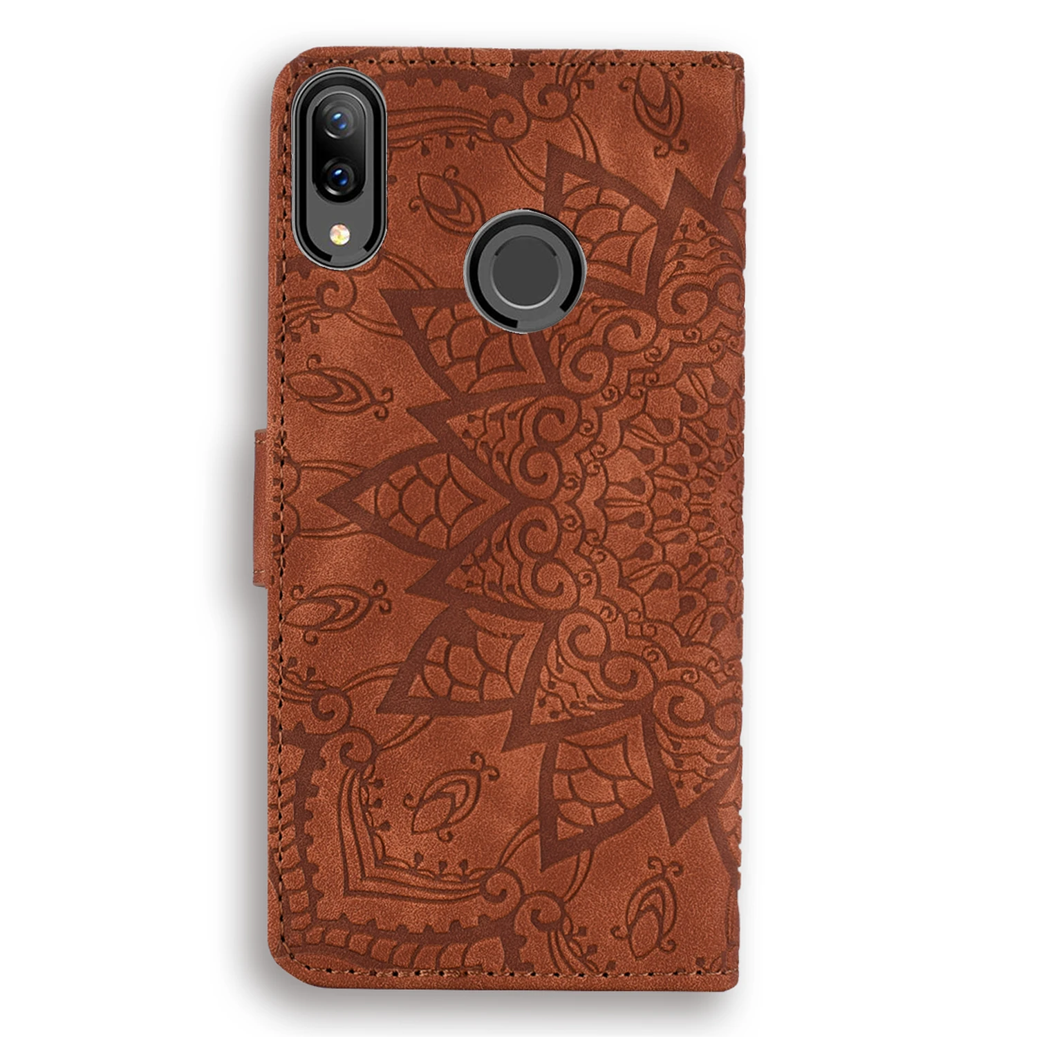 Кожаный чехол-книжка с цветами для huawei P20 P30 Pro mate 20 10 Lite P Smart Z+ Y9 Y7 Y6 Honor 10 9 Lite чехол-кошелек