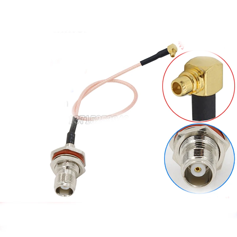 

5 шт./лот переходник TNC-K-MMCX-JW Разъем RF коаксиальный Удлинительный кабель RG316 15 см/20 см/30 см