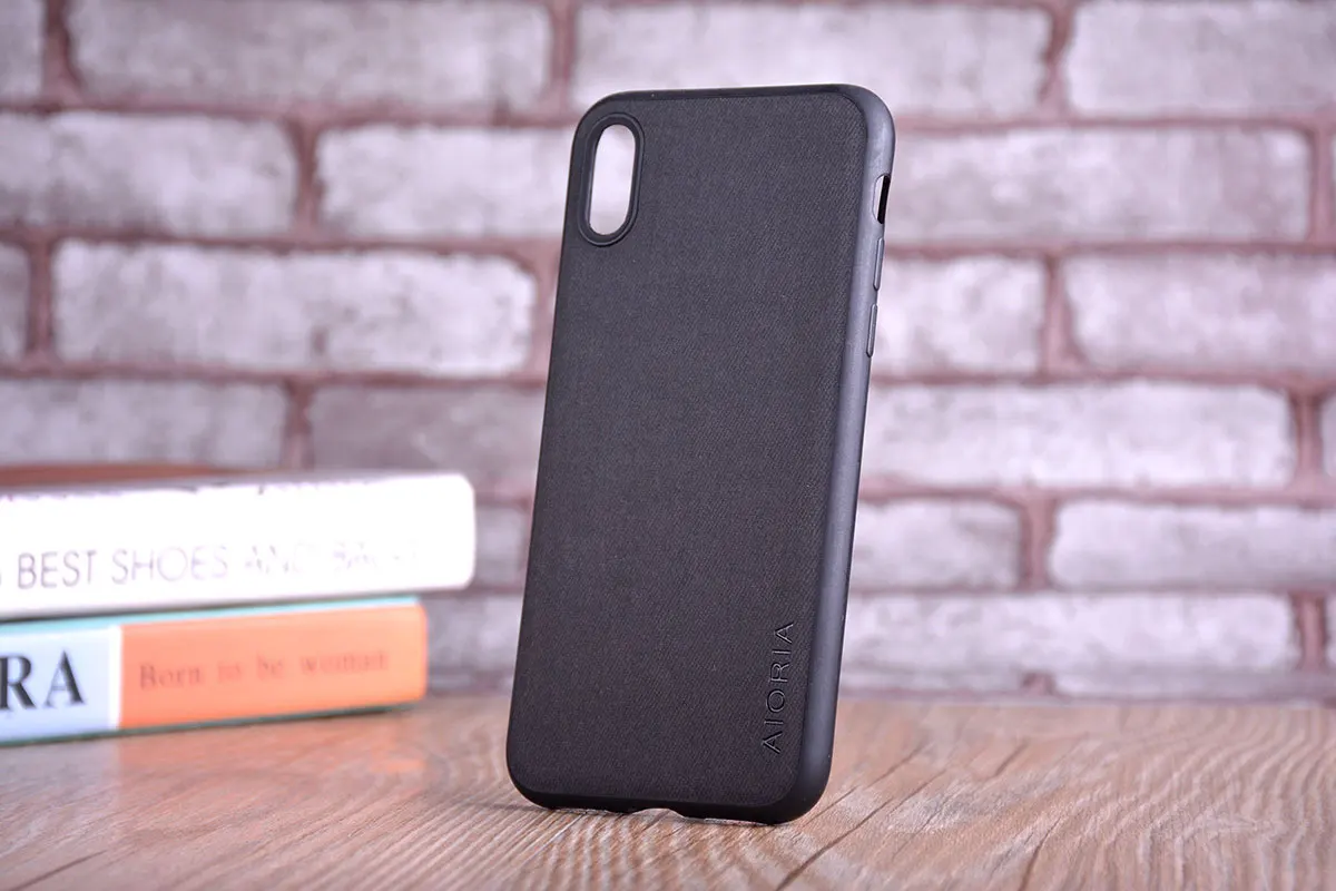 Чехол для iPhone X XR XS max, роскошный текстильный кожаный чехол из мягкого ТПУ, жесткий чехол для телефона для iPhone X XR XS, чехол funda capa