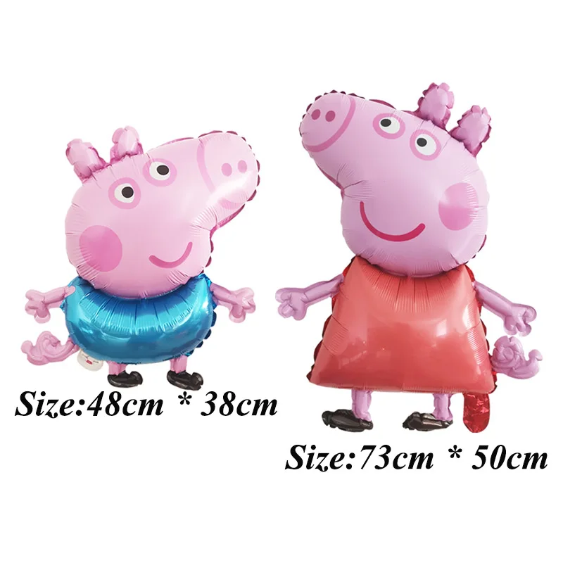 MIX 30 шт PEPPAPIG воздушные шары Джордж мальчик девочка день рождения украшение для дома PEPPAPIG Воздушный баллон гелия Рождество детский душ - Цвет: MIX