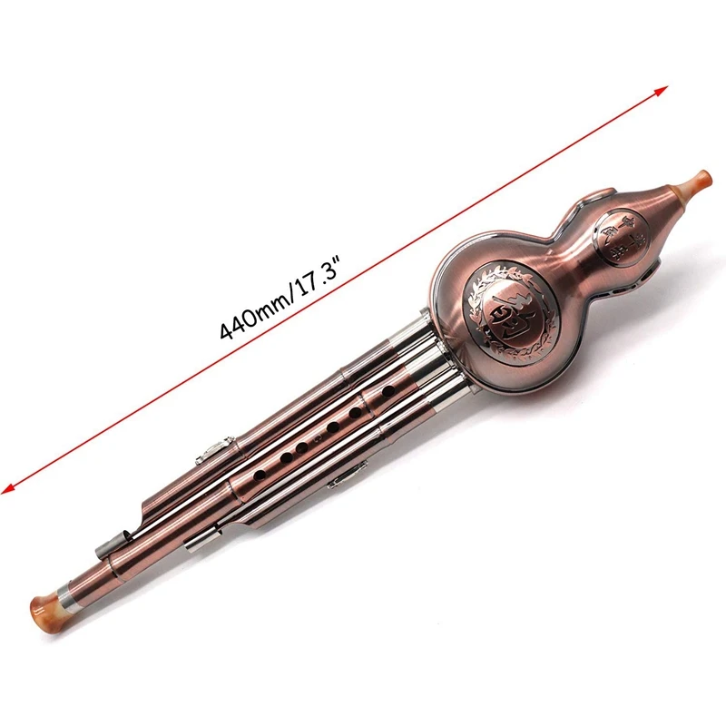 Hulusi черная бамбуковая Тыква кукурбит бронзовая флейта этнический музыкальный