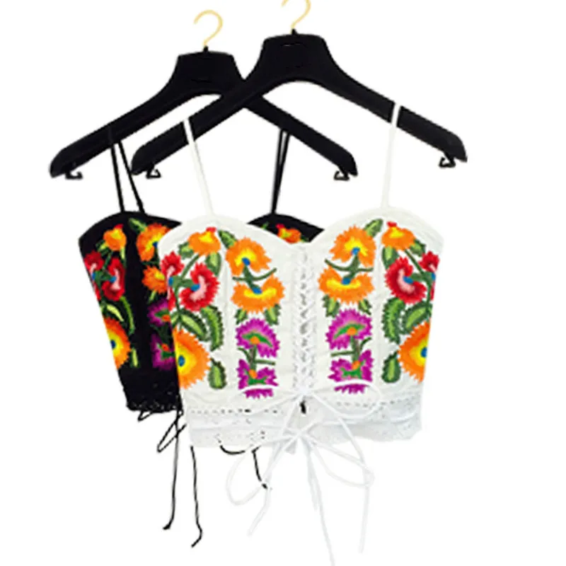 Бретели с вышивкой бретели кружева слинг пальто галстук Высокая талия на