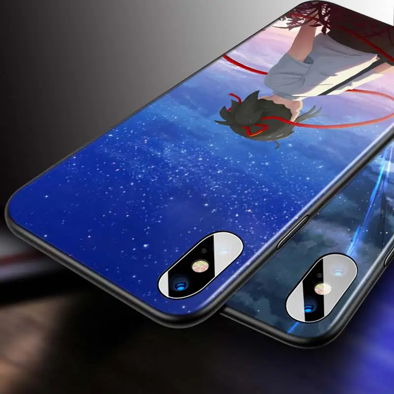 

For iPhone 12 11 Pro Max mini Bright Black Case Fashion Your Name for iPhone Max XR X 8 7 6 Plus 5S SE Phone Case