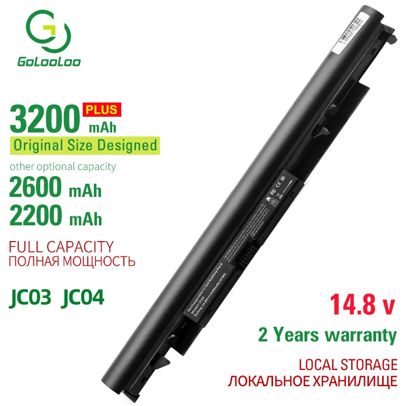 Golooloo 14 8 V Новый JC03 JC04 ноутбук Батарея для HP HSTNN LB7W DB8E PB6Y LB7V 919700 850 919701 250 G6