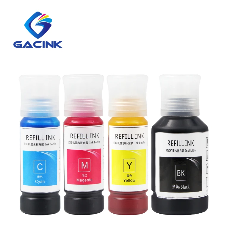 

105 106 001 Desktop Dye Ink For Epson ITS L4150 L4160 L6160 Refill Ink Bottles For Epson EcoTank ET2700 ET7700 ET3750 Printer