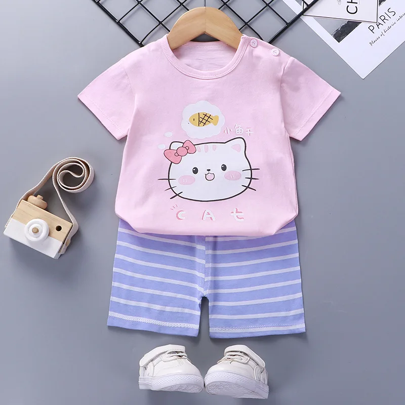 

Girls Clothing Set Girls Clothes Children's Clothing Suits Top Cotton Pants Suit 2pcs Clothing Sets Kids Clothes 9M24M3T5T6T