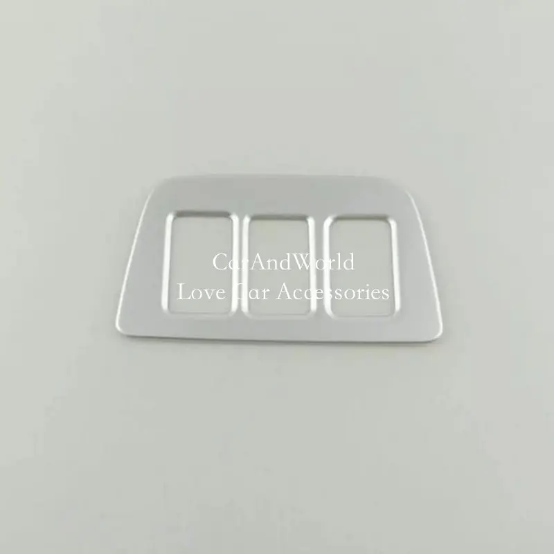 ABS Chrome For NISSAN TIIDA 2016 2017 2018 Car Central Console Seat Heating Switch Button Frame Panel Cover Trims Accessories | Автомобили