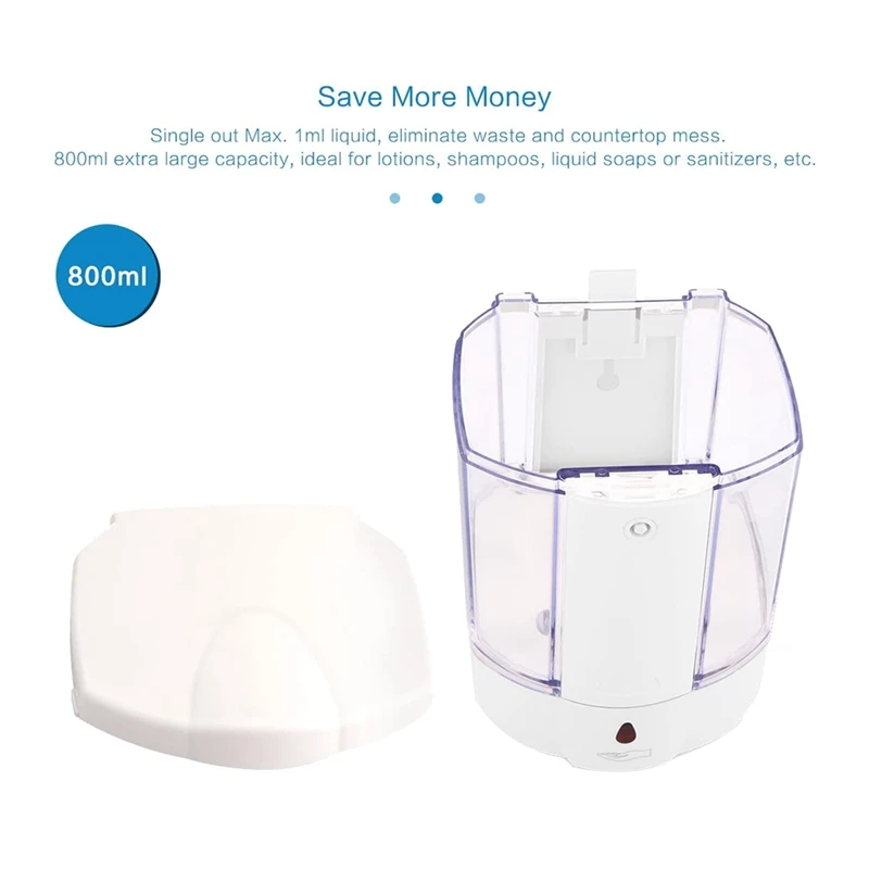 Автоматический Бесконтактный Диспенсер для мыла Настенный ИК Инфракрасный