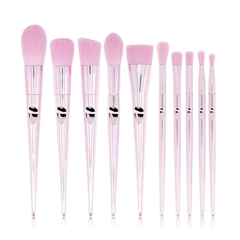 Кисти для макияжа лица 10 шт./компл. тональной основы кисть румян свободная пудры